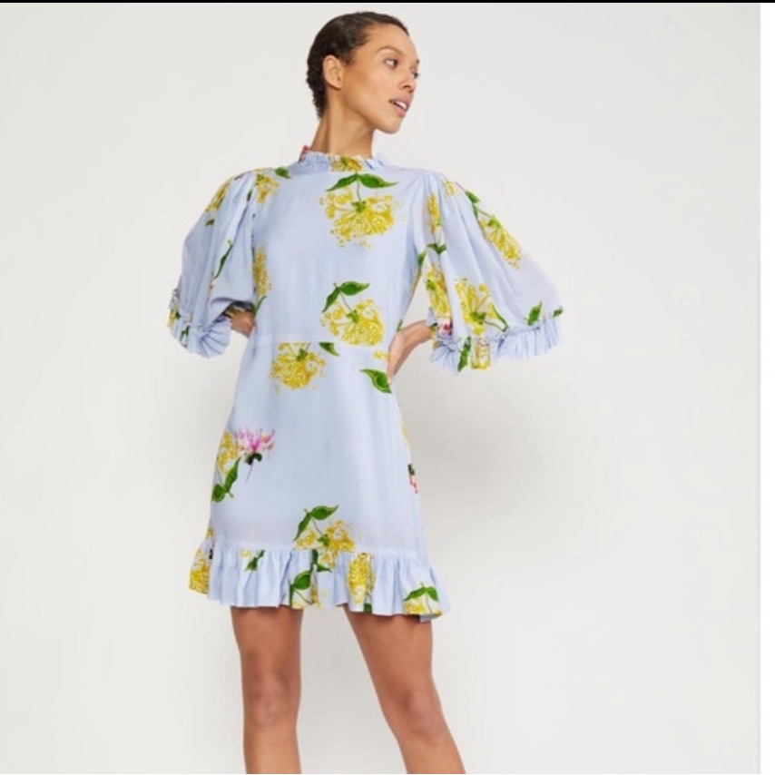 Cynthia Rowley Ruffle Mini Dress
